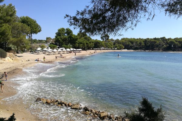 Niu Blau beach Ibiza