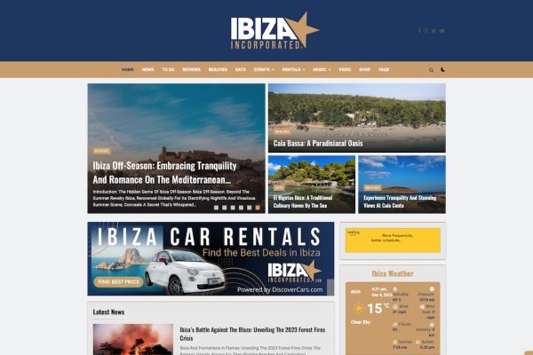 Best Ibiza website