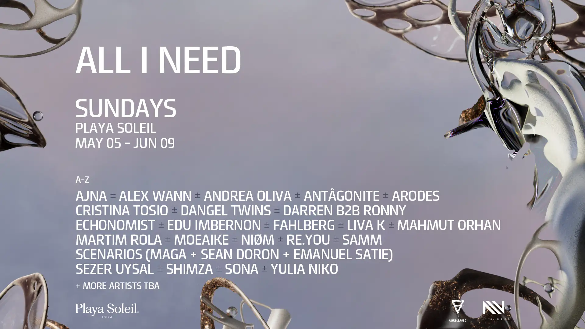 Adrea Oliva All I Need 2024 Playa Soleil Ibiza